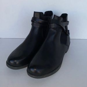 Propet Tatum Womens Leather Ankle Boots